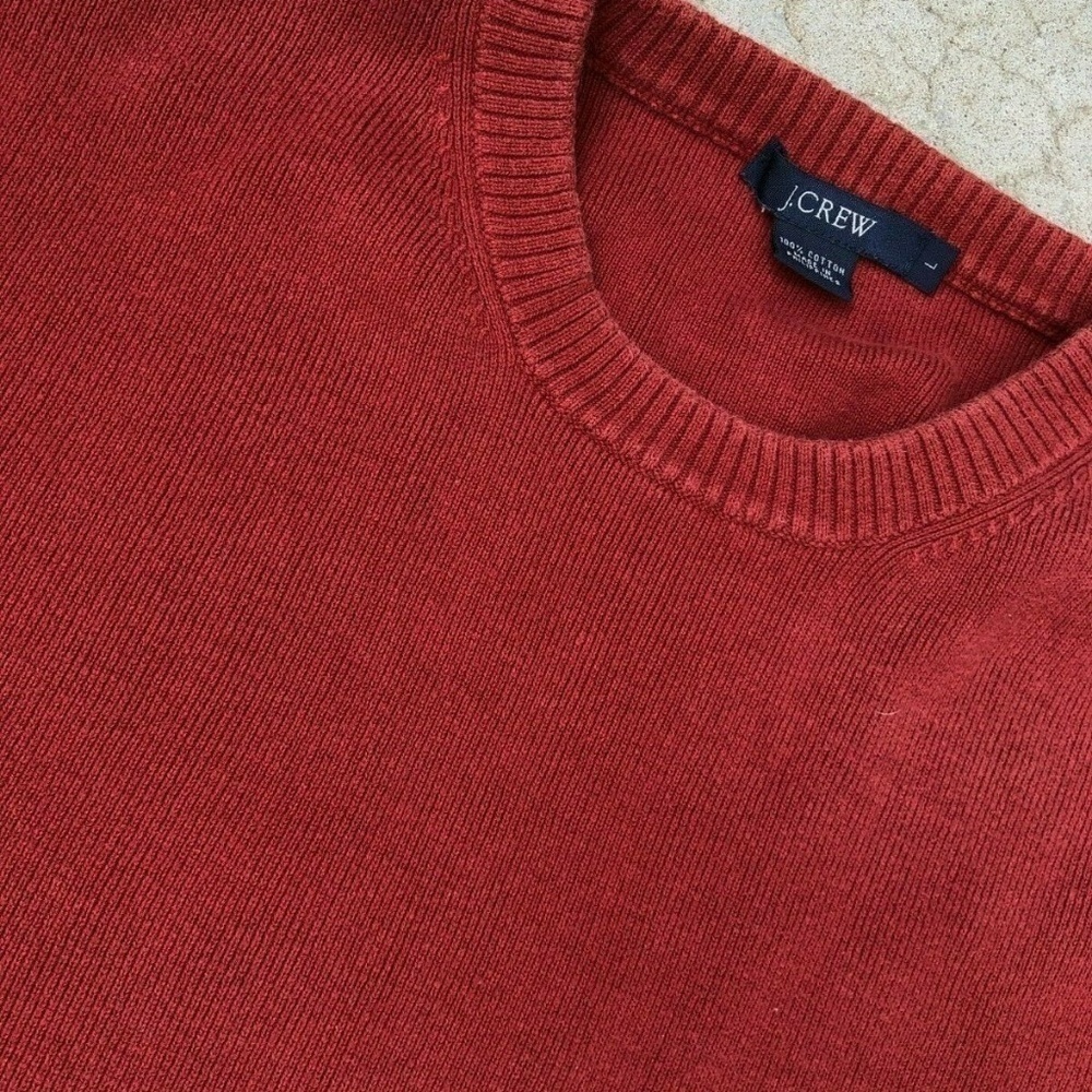 J. Crew Men's VTG 90s Retro Heavy Knit Sweater L - Picture 3 of 3